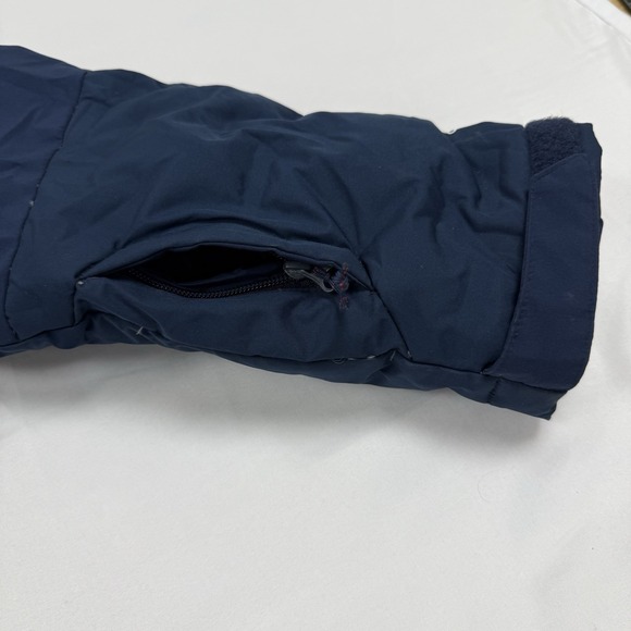 Columbia Wild Card Hooded Jacket Men's Small 550 Duck Down Blue Omni-Heat Puffer - Picture 5 of 13